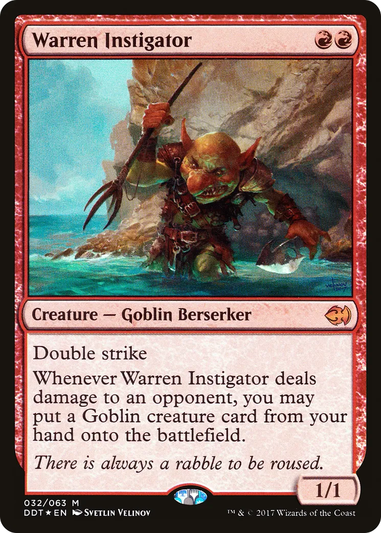 Instigateur de terrier — Duel Decks: Merfolk vs. Goblins — Magic: The Gathering