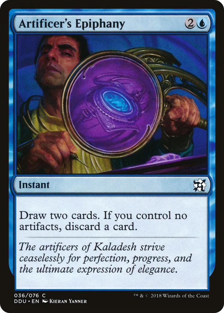 Artificer's Epiphany — Duel Decks: Elves vs. Inventors — Magic: The Gathering
