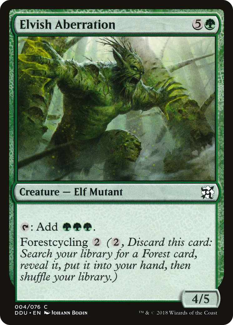 Elvish Aberration — Duel Decks: Elves vs. Inventors — Magic: The Gathering