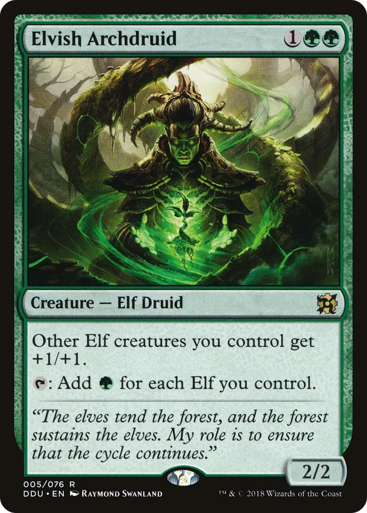 Elvish Archdruid — Duel Decks: Elves vs. Inventors — Magic: The Gathering