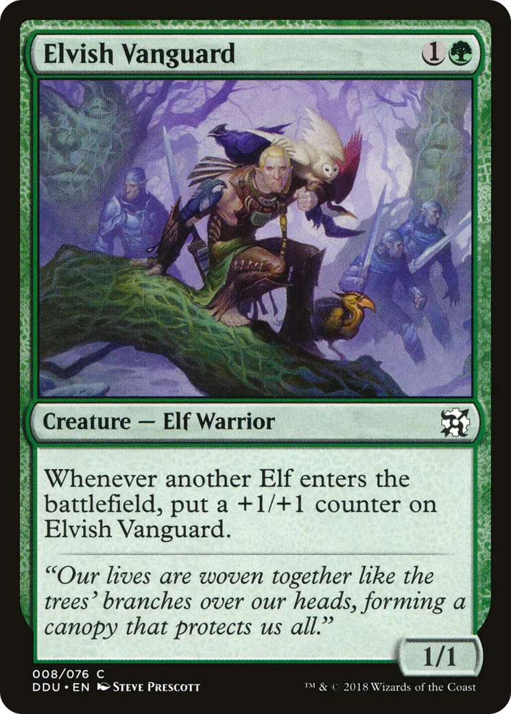 Elvish Vanguard — Duel Decks: Elves vs. Inventors — Magic: The Gathering