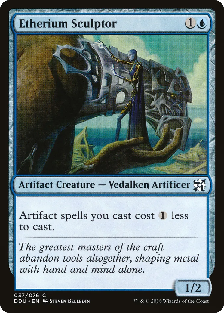 Etherium Sculptor — Duel Decks: Elves vs. Inventors — Magic: The Gathering