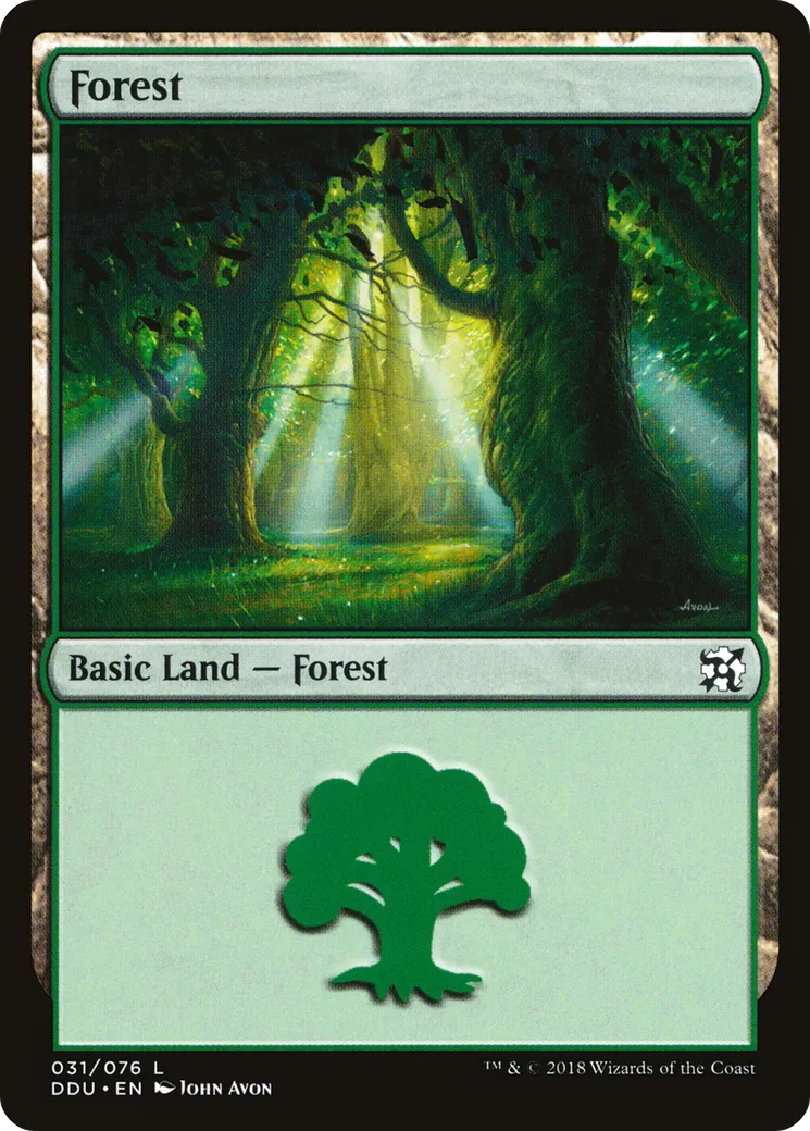 Forêt — Duel Decks: Elves vs. Inventors — Magic: The Gathering