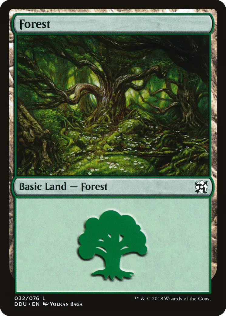 Forêt — Duel Decks: Elves vs. Inventors — Magic: The Gathering