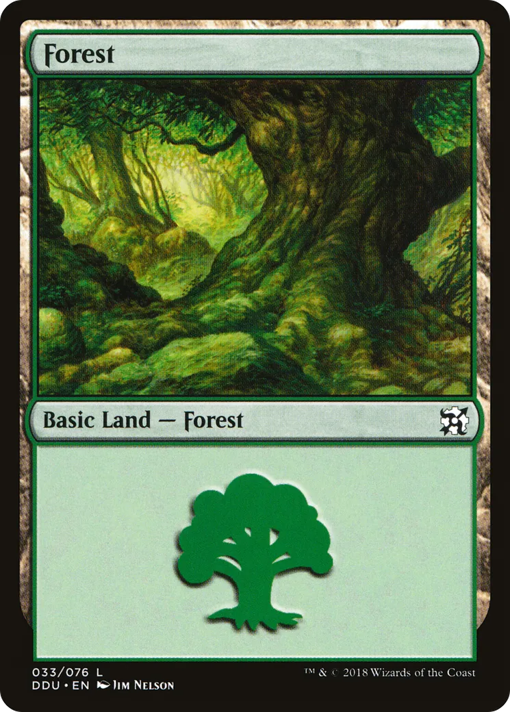 Forêt — Duel Decks: Elves vs. Inventors — Magic: The Gathering