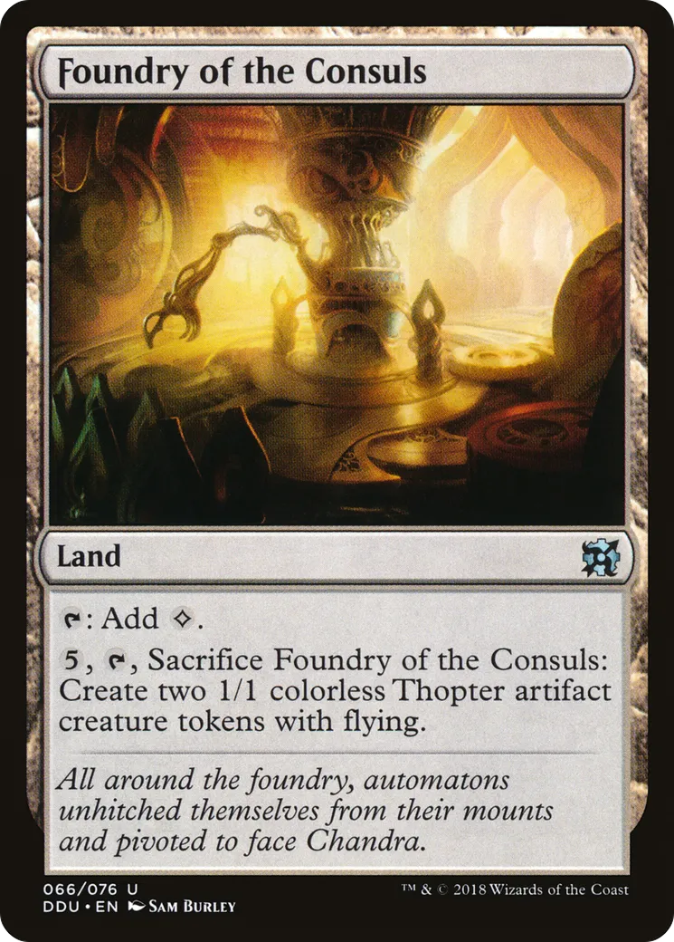 Foundry of the Consuls — Duel Decks: Elves vs. Inventors — Magic: The Gathering