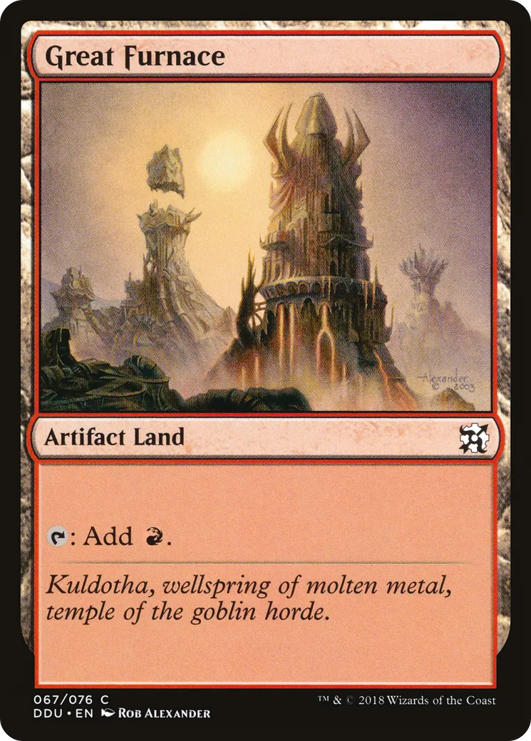 Great Furnace — Duel Decks: Elves vs. Inventors — Magic: The Gathering