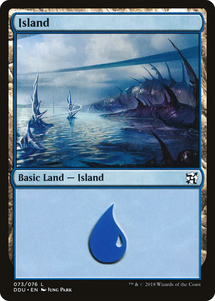 Island — Duel Decks: Elves vs. Inventors — Magic: The Gathering
