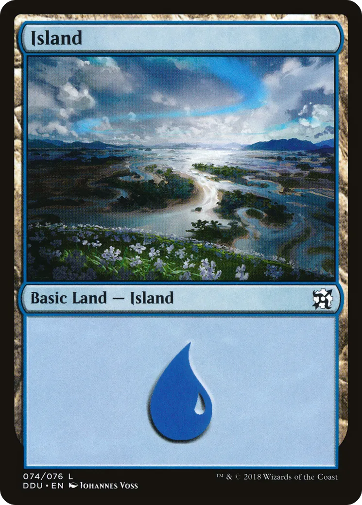 Island — Duel Decks: Elves vs. Inventors — Magic: The Gathering