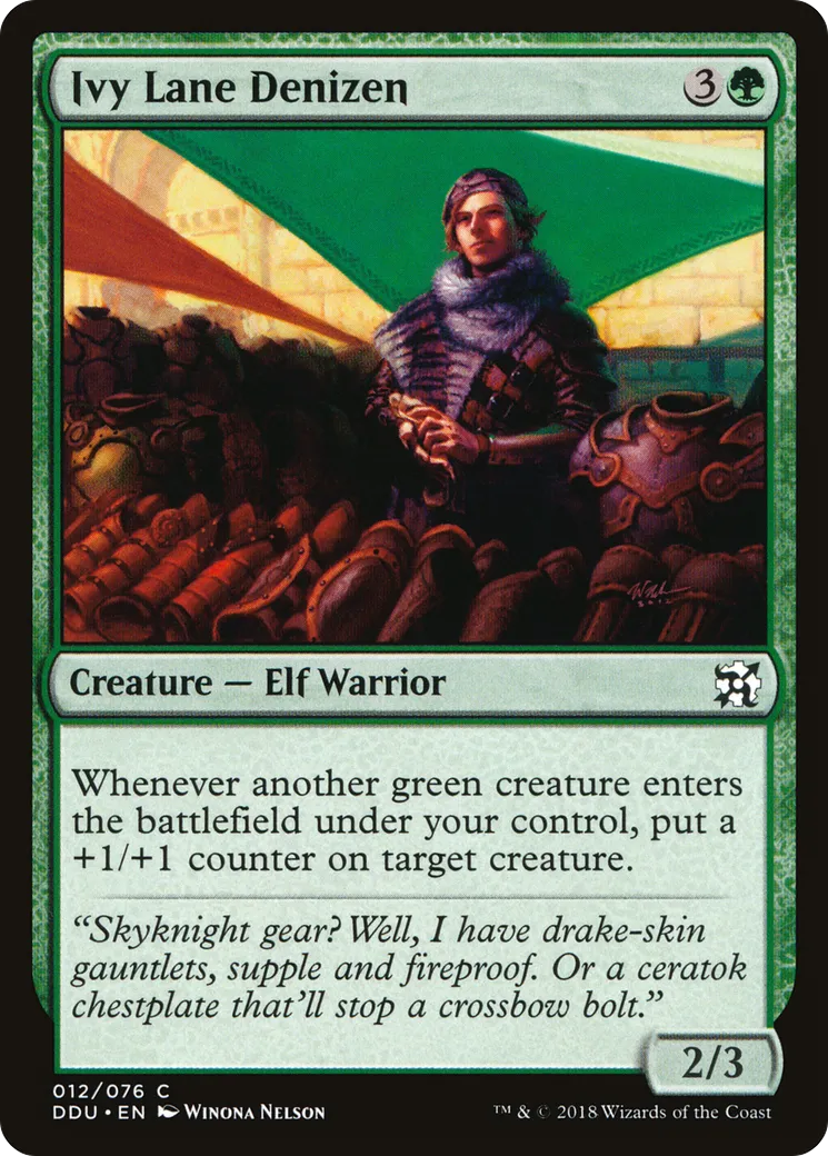 Ivy Lane Denizen — Duel Decks: Elves vs. Inventors — Magic: The Gathering