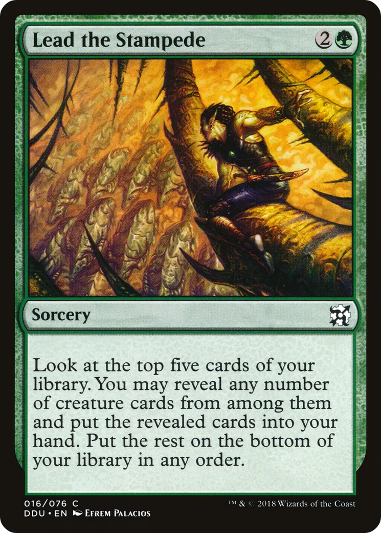 En tête de la ruée — Duel Decks: Elves vs. Inventors — Magic: The Gathering
