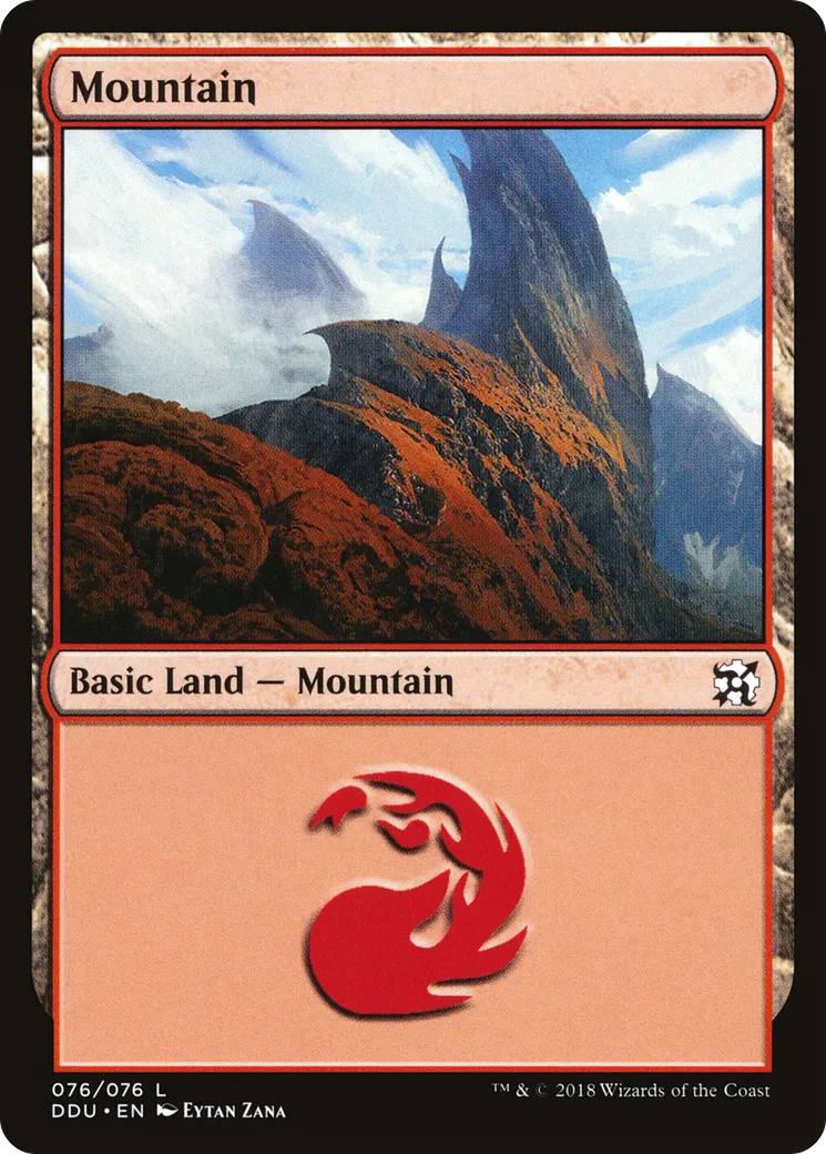 Mountain — Duel Decks: Elves vs. Inventors — Magic: The Gathering