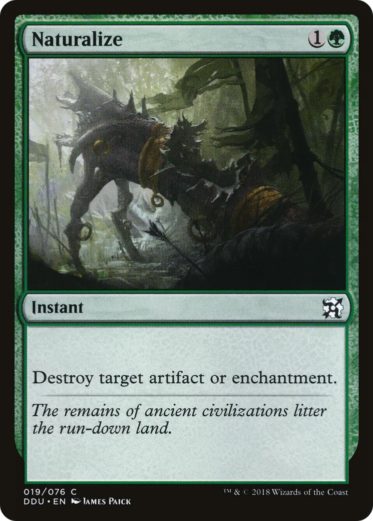 Naturalize — Duel Decks: Elves vs. Inventors — Magic: The Gathering