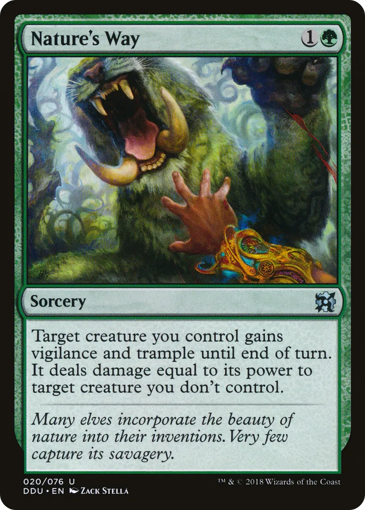 Procédé naturel — Duel Decks: Elves vs. Inventors — Magic: The Gathering