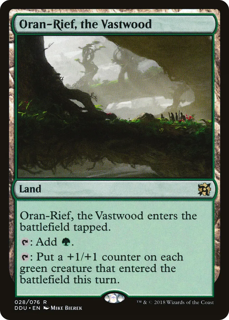 Oran-Rief, the Vastwood — Duel Decks: Elves vs. Inventors — Magic: The Gathering