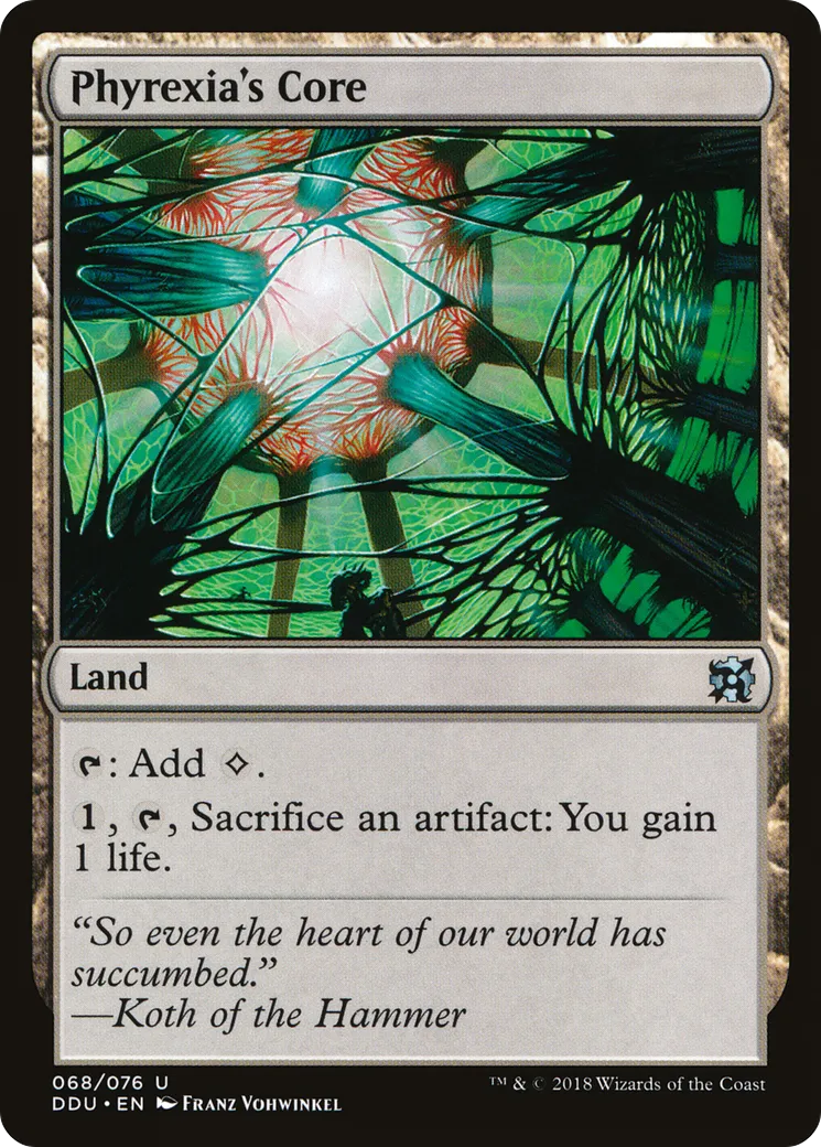 Phyrexia's Core — Duel Decks: Elves vs. Inventors — Magic: The Gathering