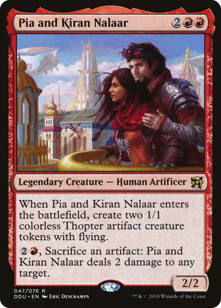Pia et Kiran Nalaàr — Duel Decks: Elves vs. Inventors — Magic: The Gathering