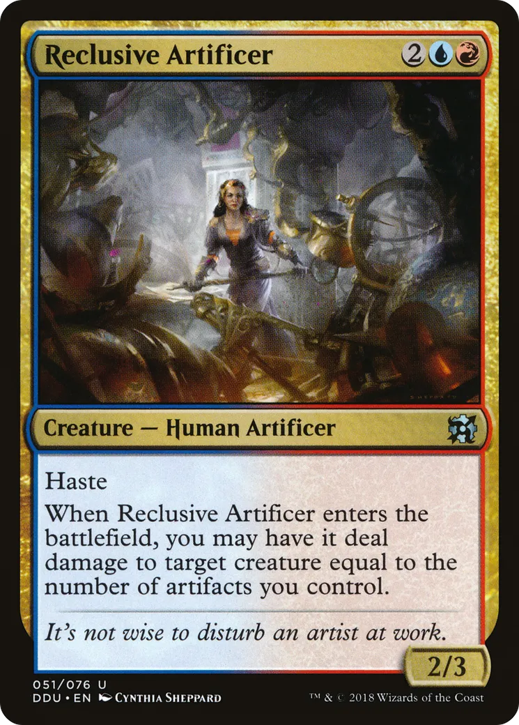 Reclusive Artificer — Duel Decks: Elves vs. Inventors — Magic: The Gathering