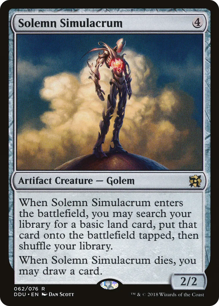 Simulacre solennel — Duel Decks: Elves vs. Inventors — Magic: The Gathering