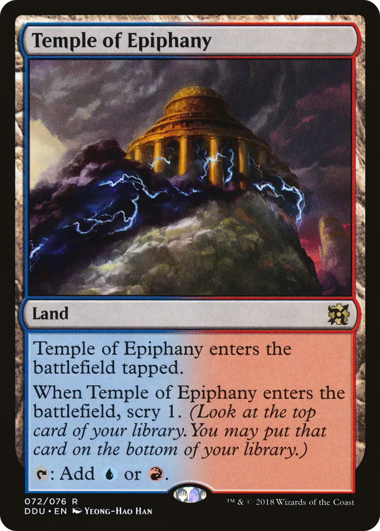 Temple of Epiphany — Duel Decks: Elves vs. Inventors — Magic: The Gathering