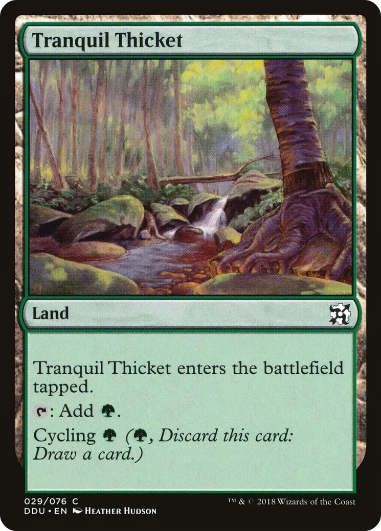 Tranquil Thicket — Duel Decks: Elves vs. Inventors — Magic: The Gathering