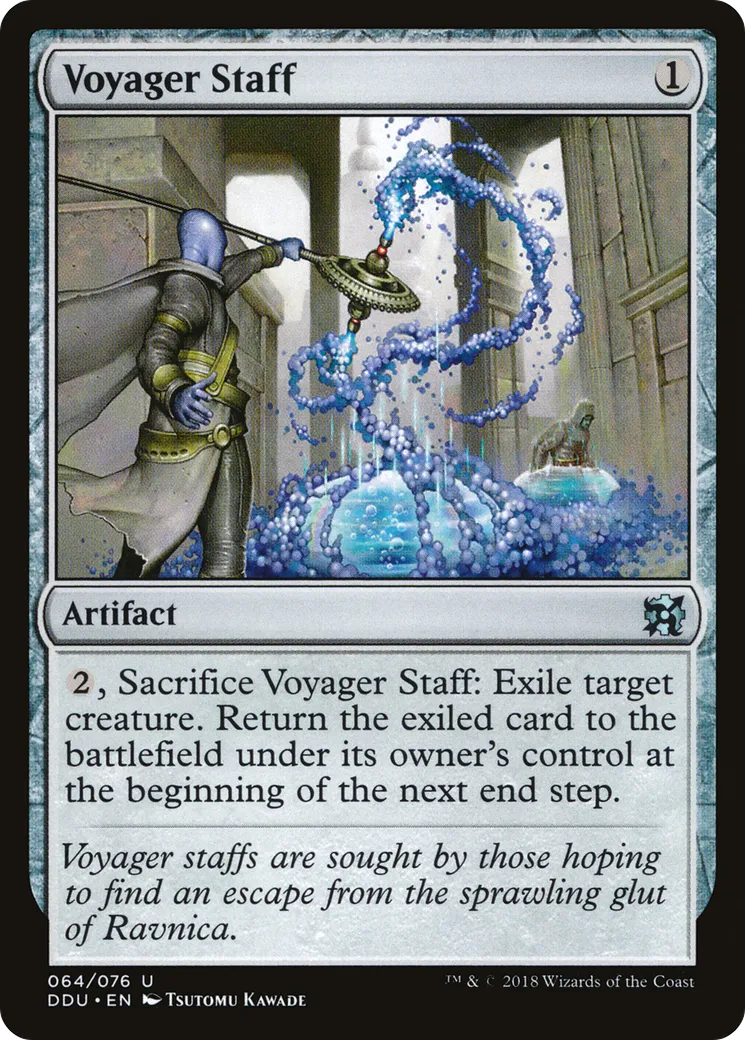 Voyager Staff — Duel Decks: Elves vs. Inventors — Magic: The Gathering