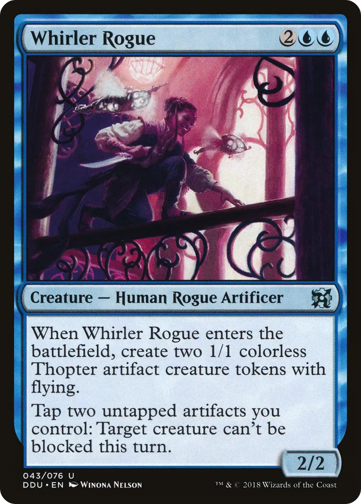 Whirler Rogue — Duel Decks: Elves vs. Inventors — Magic: The Gathering