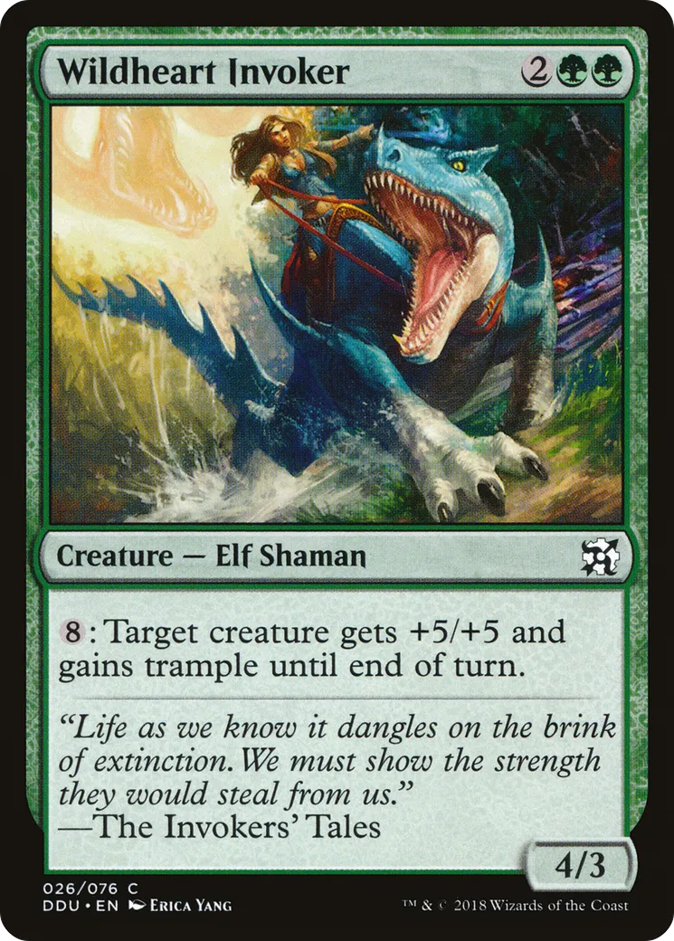 Wildheart Invoker — Duel Decks: Elves vs. Inventors — Magic: The Gathering