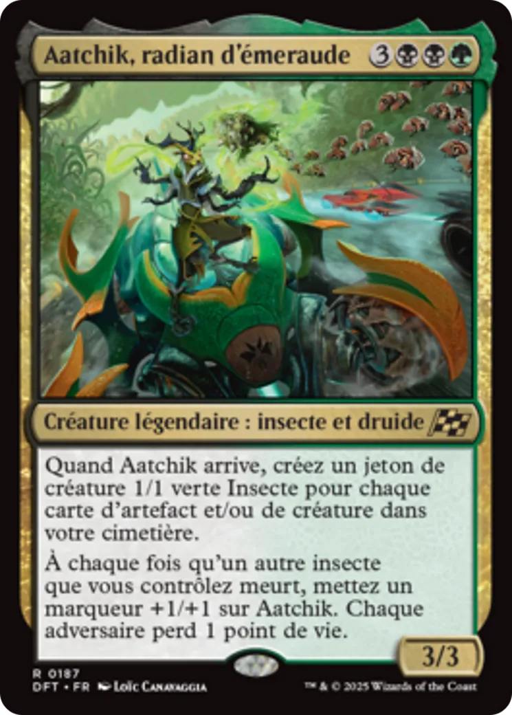 Aatchik, radian d'émeraude — Aetherdrift — Magic: The Gathering
