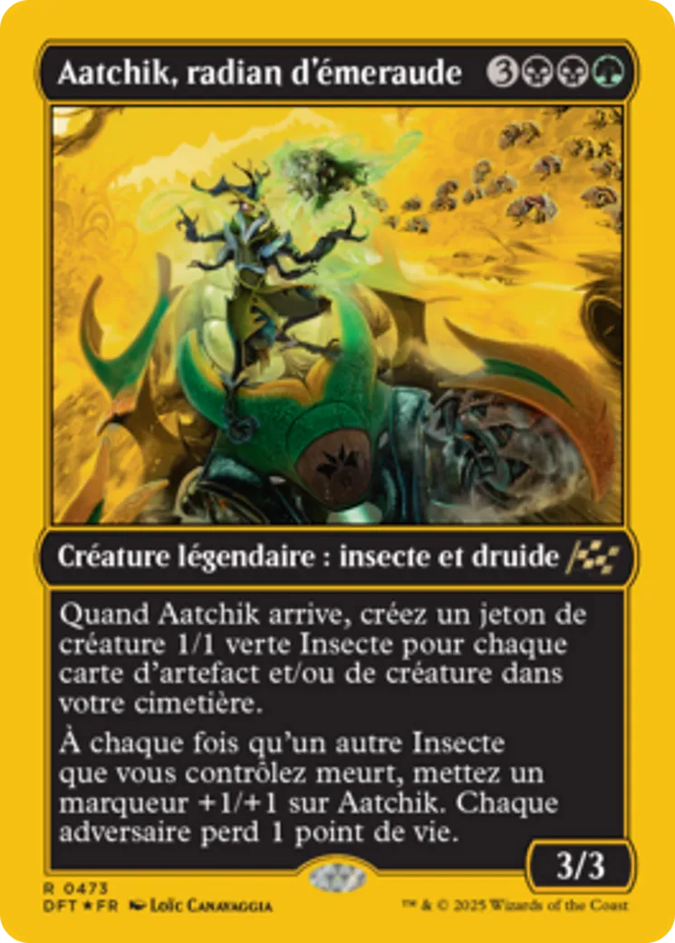 Aatchik, radian d'émeraude — Aetherdrift — Magic: The Gathering