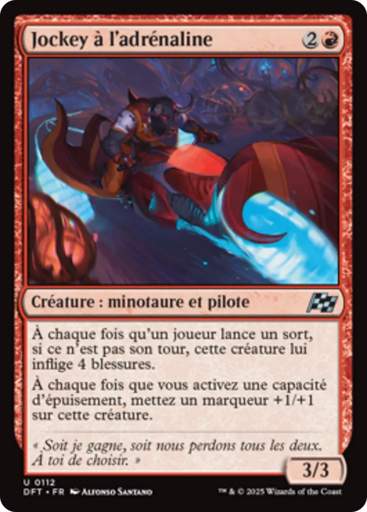 Jockey à l'adrénaline — Aetherdrift — Magic: The Gathering