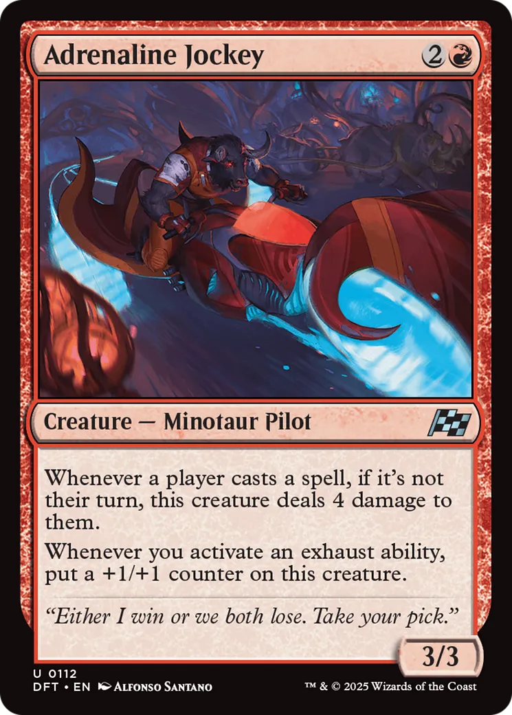 Adrenaline Jockey from Aetherdrift - Magic: The Gathering