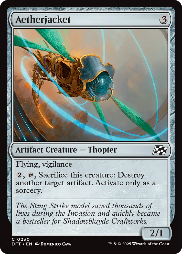 Aetherjacket from Aetherdrift - Magic: The Gathering