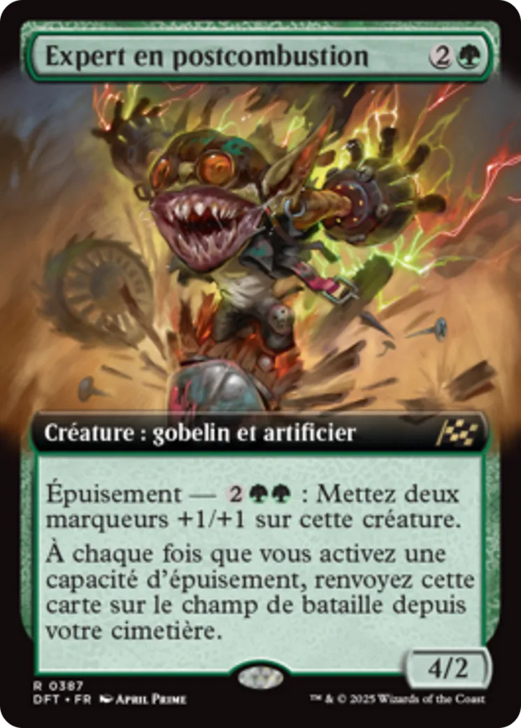 Expert en postcombustion — Aetherdrift — Magic: The Gathering