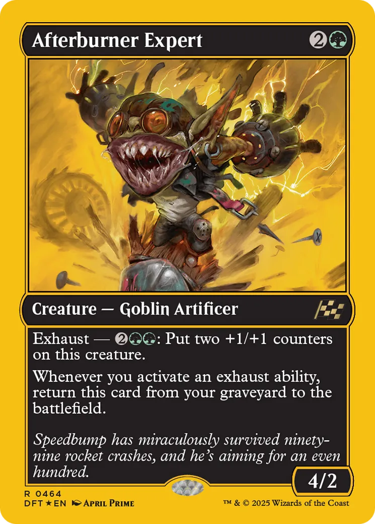 Afterburner Expert — Aetherdrift — Magic: The Gathering