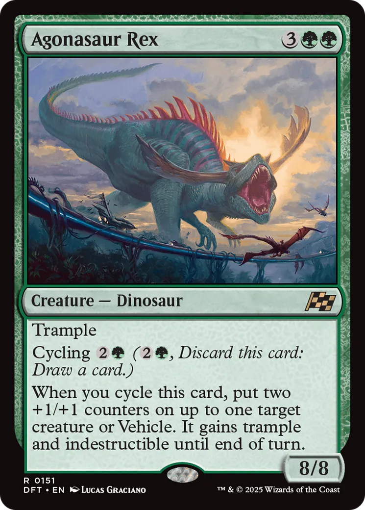 Agonasaur Rex from Aetherdrift - Magic: The Gathering