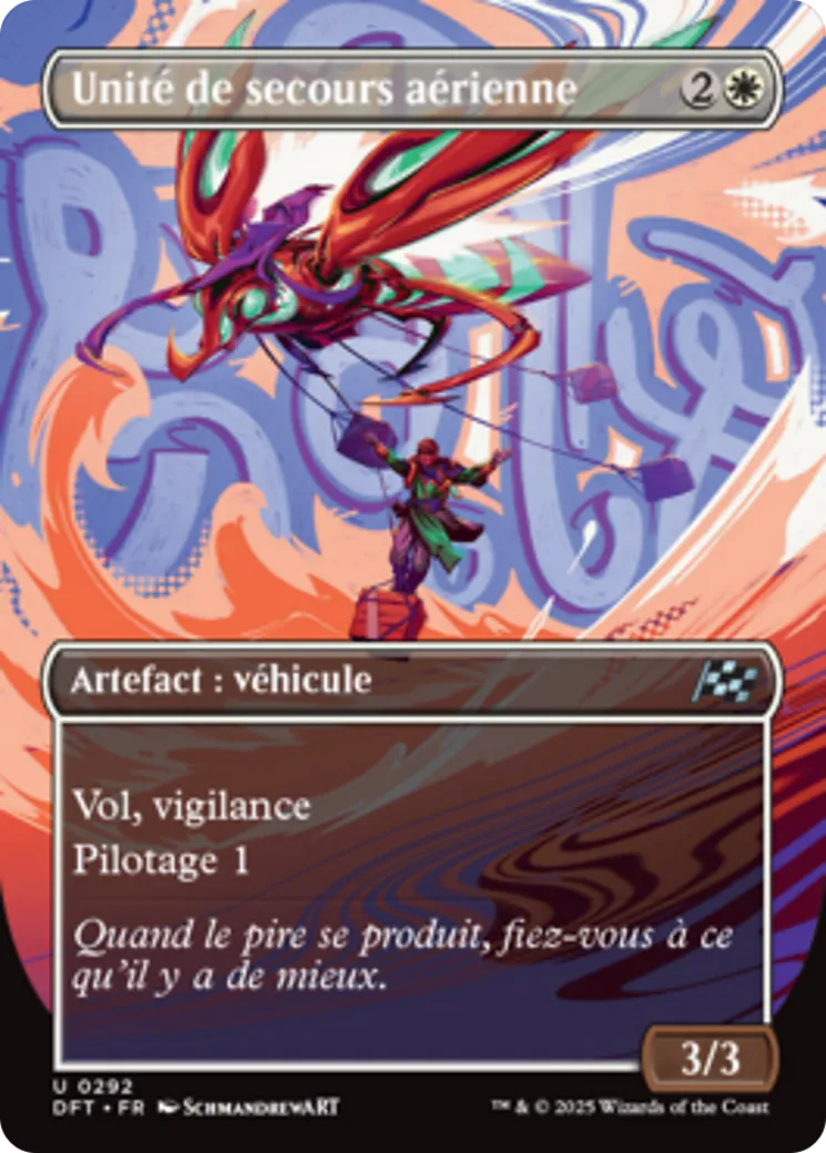 Unité de secours aérienne — Aetherdrift — Magic: The Gathering
