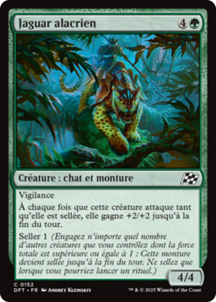 Jaguar alacrien — Aetherdrift — Magic: The Gathering