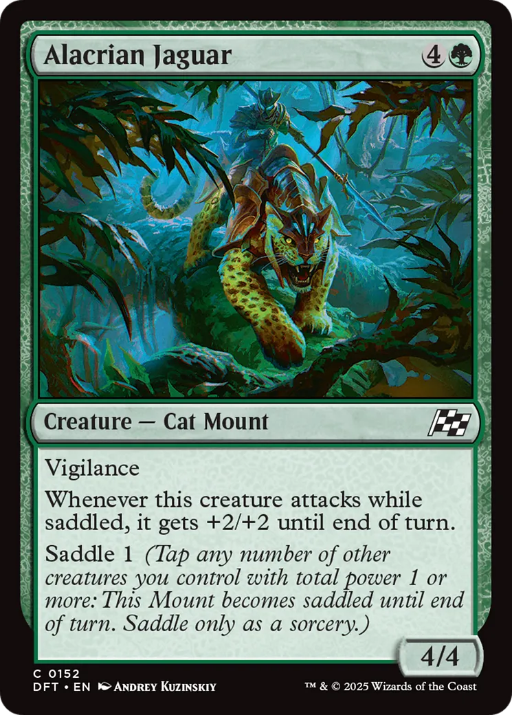 Jaguar alacrien — Aetherdrift — Magic: The Gathering
