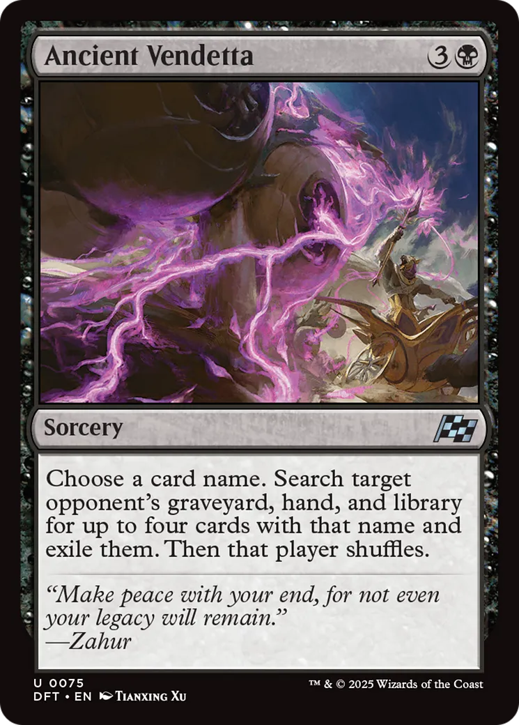 Vendetta ancestrale — Aetherdrift — Magic: The Gathering