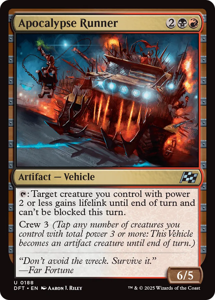 Apocalypse Runner — Aetherdrift — Magic: The Gathering