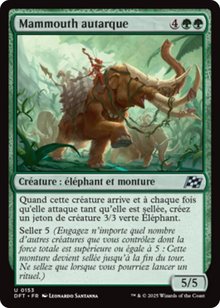 Mammouth autarque — Aetherdrift — Magic: The Gathering