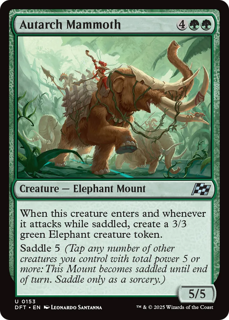 Mammouth autarque — Aetherdrift — Magic: The Gathering