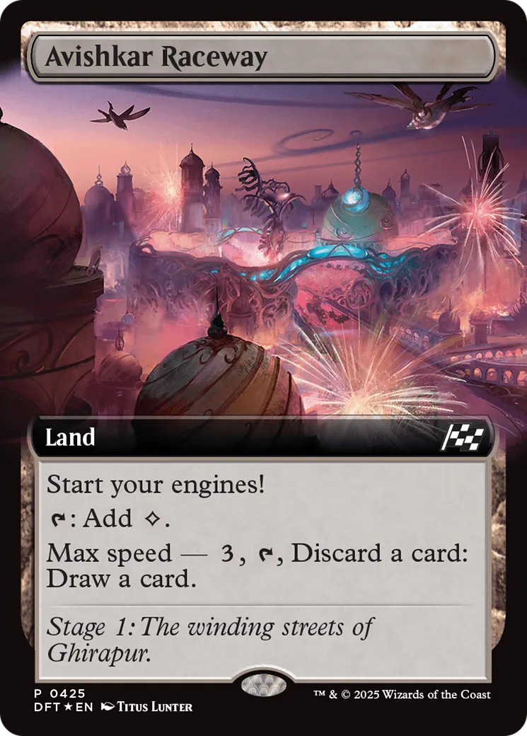 Piste de course d'Avishkar — Aetherdrift — Magic: The Gathering