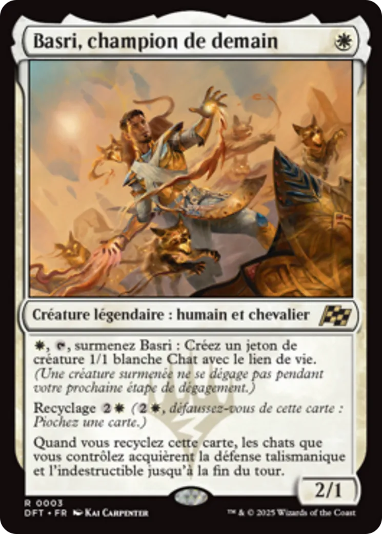 Basri, champion de demain — Aetherdrift — Magic: The Gathering