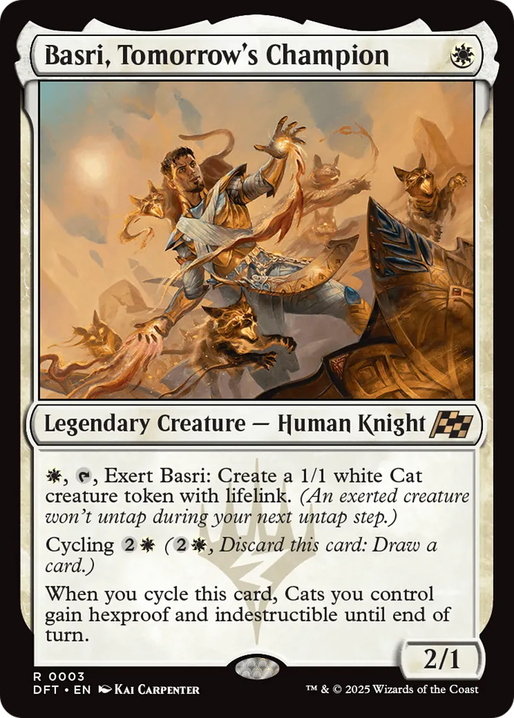 Basri, Tomorrow's Champion — Aetherdrift — Magic: The Gathering