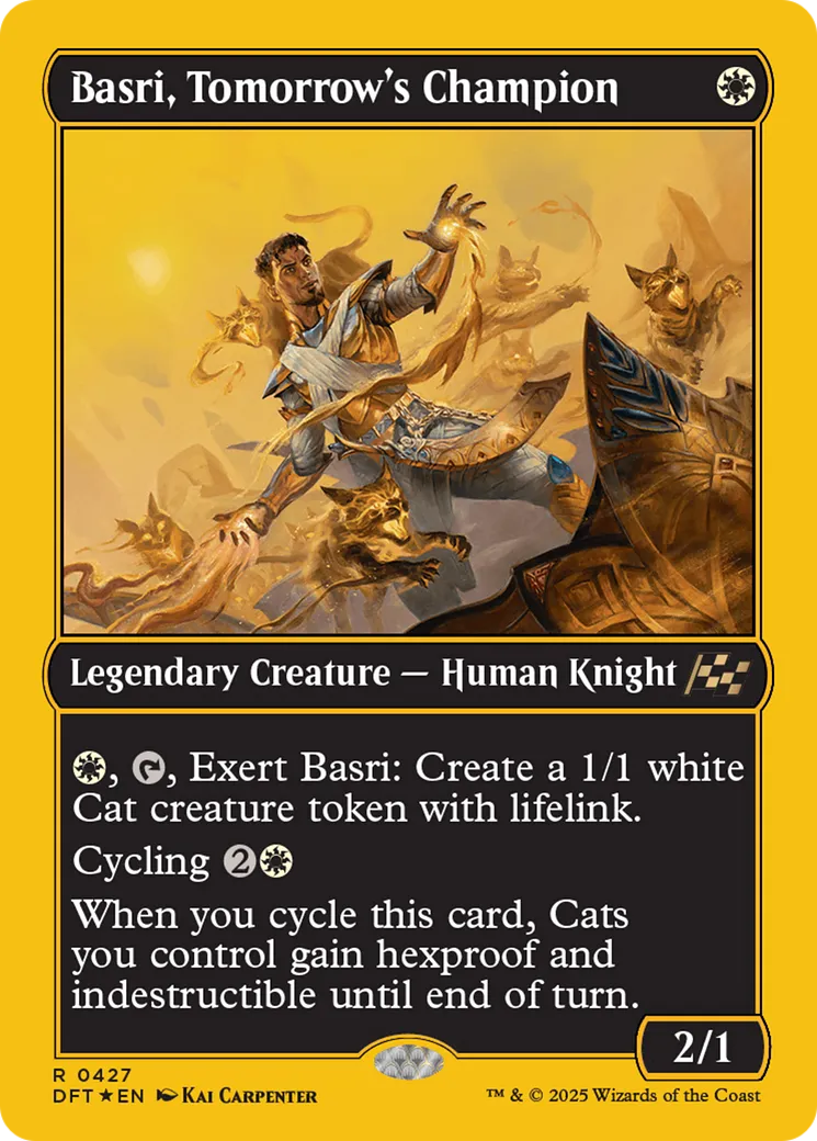 Basri, Tomorrow's Champion — Aetherdrift — Magic: The Gathering