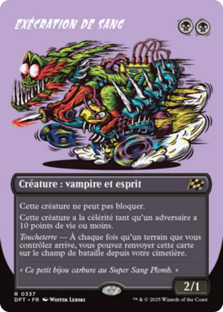 Exécration de sang — Aetherdrift — Magic: The Gathering