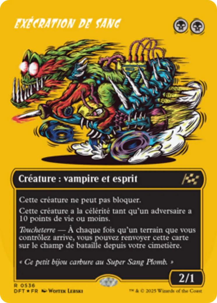 Exécration de sang — Aetherdrift — Magic: The Gathering