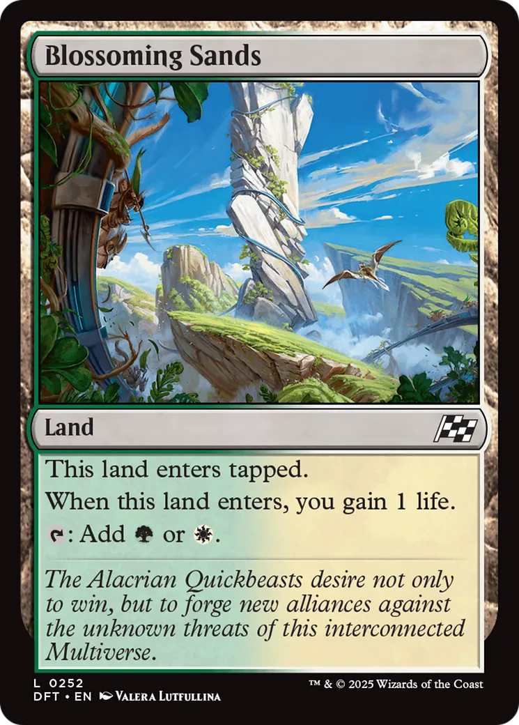 Blossoming Sands — Aetherdrift — Magic: The Gathering